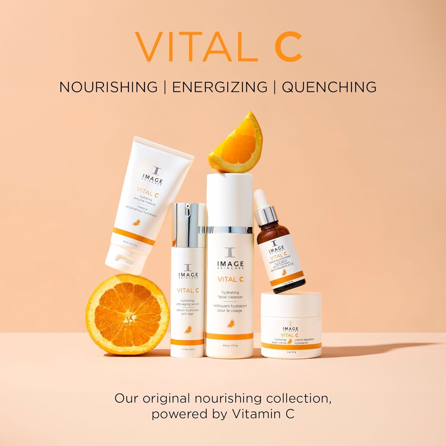 , VITAL C Hydrating Face Serum, with Vitamin C and Hyaluronic Acid, to Brighten, Tone and Smooth Appearance of Wrinkle