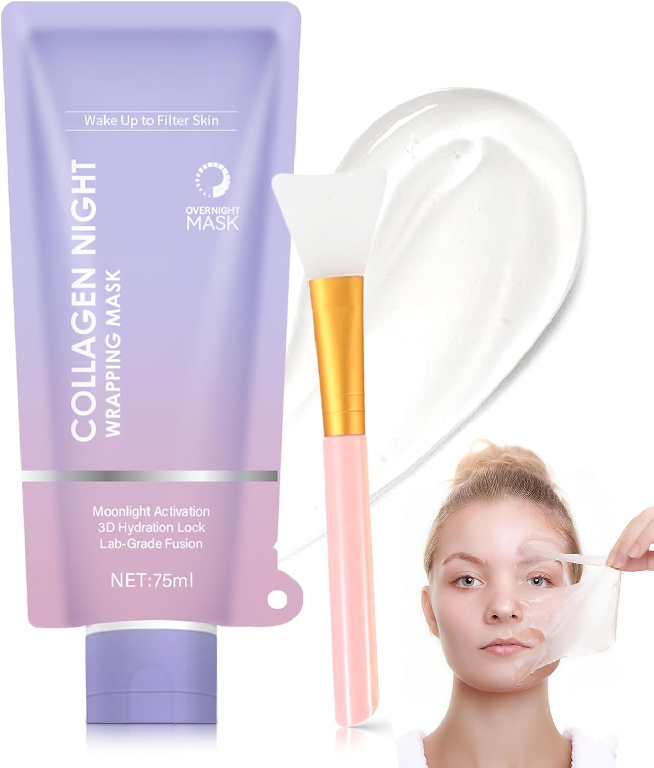 Revitalize Your Skin Overnight with Our Collagen Night Wrapping Mask – Boost Elasticity & Hydration for a Youthful Glow!