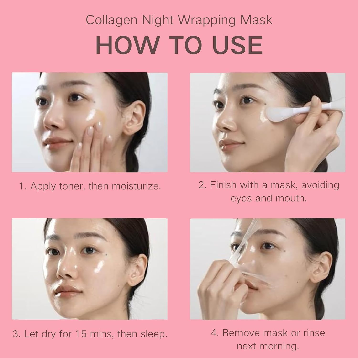 Revitalize Your Skin Overnight with Our Collagen Night Wrapping Mask - Deep Hydration, Wrinkle Reduction & Improved Elasticity