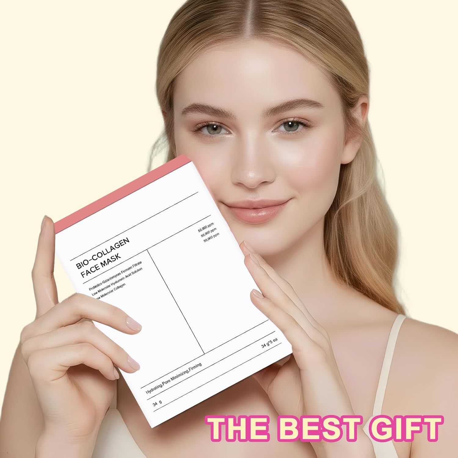 Revitalize Your Skin Overnight with Bio Collagen Hydrogel Mask - 5 Pack for Radiant, Youthful Glow