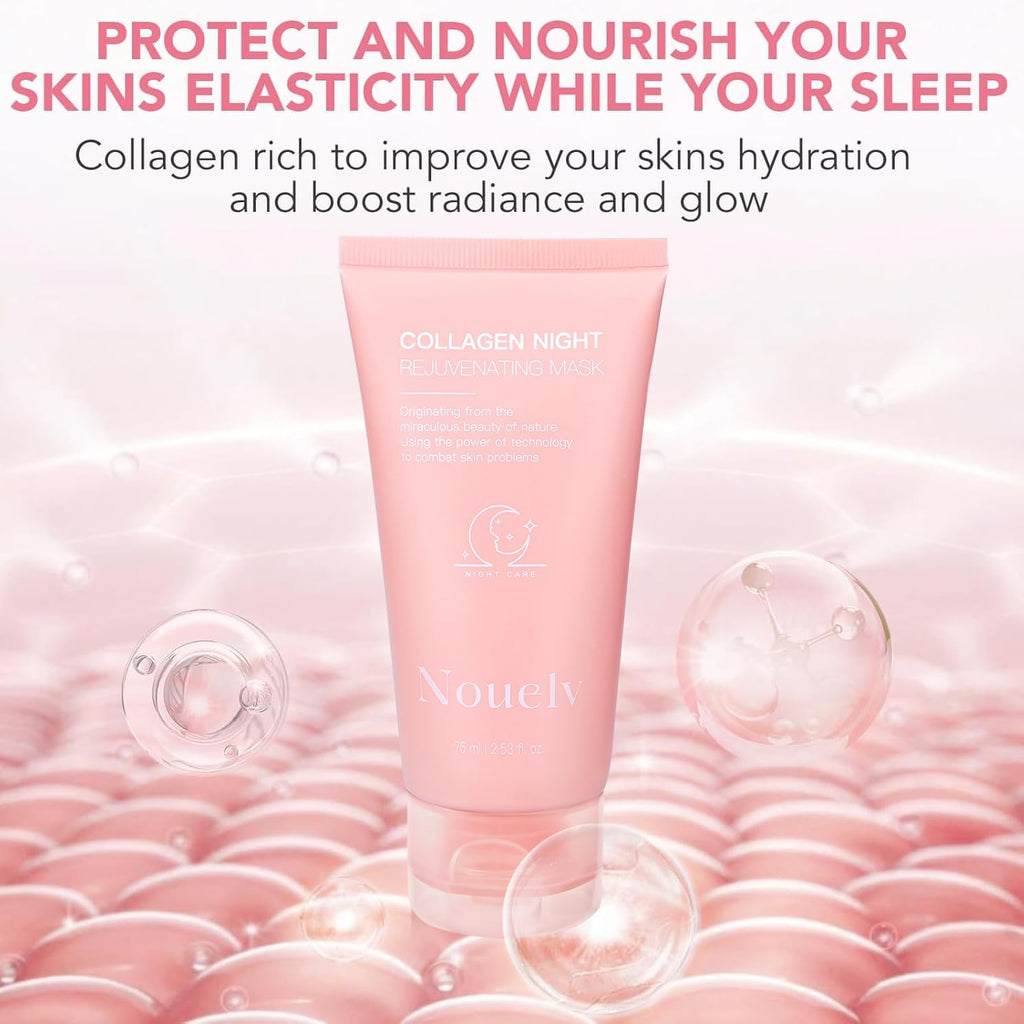 Revitalize Your Skin Overnight with Our Collagen Night Wrapping Mask - Achieve Deep Hydration, Reduced Dullness, and a Glowing Complexion