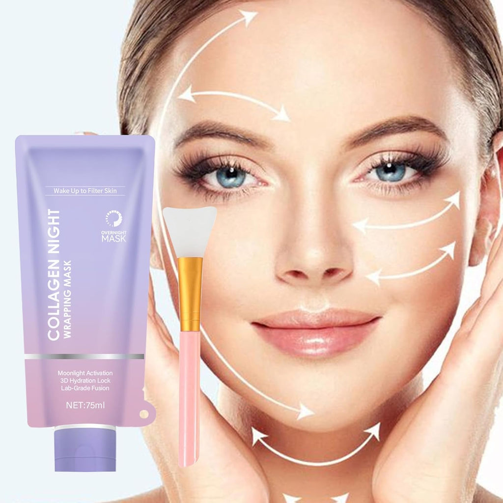 Revitalize Your Skin Overnight with Our Collagen Night Wrapping Mask – Boost Elasticity & Hydration for a Youthful Glow!