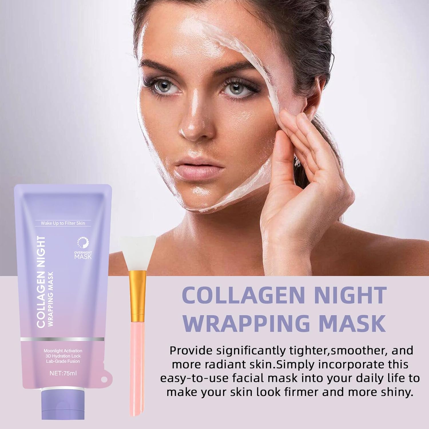 Revitalize Your Skin Overnight with Our Collagen Night Wrapping Mask – Boost Elasticity & Hydration for a Youthful Glow!
